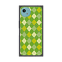プレミアムスクエアケース with SnapMag［ Argyle - Green ］
