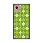 プレミアムスクエアケース with SnapMag［ Argyle - Green ］