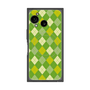 プレミアムスクエアケース with SnapMag［ Argyle - Green ］