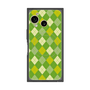 プレミアムスクエアケース with SnapMag［ Argyle - Green ］
