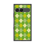 プレミアムスクエアケース with SnapMag［ Argyle - Green ］