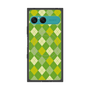 プレミアムスクエアケース with SnapMag［ Argyle - Green ］