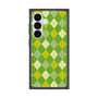 プレミアムスクエアケース with SnapMag［ Argyle - Green ］