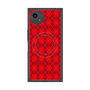 プレミアムスクエアケース with SnapMag［ Argyle - Red ］