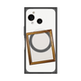 プレミアムスクエアケース with SnapMag［ Photo Frame - White ］