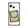 プレミアムスクエアケース with SnapMag［ Photo Frame - White ］