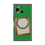 プレミアムスクエアケース with SnapMag［ Photo Frame - Green ］