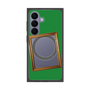 プレミアムスクエアケース with SnapMag［ Photo Frame - Green ］