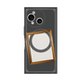 プレミアムスクエアケース with SnapMag［ Photo Frame - Gray ］
