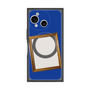プレミアムスクエアケース with SnapMag［ Photo Frame - Blue ］