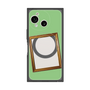 プレミアムスクエアケース with SnapMag［ Photo Frame - Light Green ］