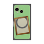 プレミアムスクエアケース with SnapMag［ Photo Frame - Light Green ］
