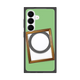 プレミアムスクエアケース with SnapMag［ Photo Frame - Light Green ］