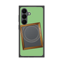 プレミアムスクエアケース with SnapMag［ Photo Frame - Light Green ］