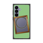 プレミアムスクエアケース with SnapMag［ Photo Frame - Light Green ］