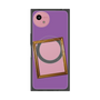 プレミアムスクエアケース with SnapMag［ Photo Frame - Purple ］