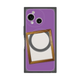 プレミアムスクエアケース with SnapMag［ Photo Frame - Purple ］