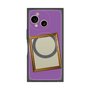プレミアムスクエアケース with SnapMag［ Photo Frame - Purple ］