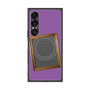 プレミアムスクエアケース with SnapMag［ Photo Frame - Purple ］