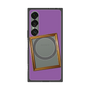 プレミアムスクエアケース with SnapMag［ Photo Frame - Purple ］