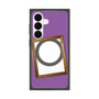 プレミアムスクエアケース with SnapMag［ Photo Frame - Purple ］