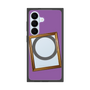 プレミアムスクエアケース with SnapMag［ Photo Frame - Purple ］