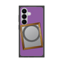 プレミアムスクエアケース with SnapMag［ Photo Frame - Purple ］