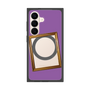 プレミアムスクエアケース with SnapMag［ Photo Frame - Purple ］