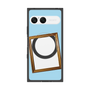 プレミアムスクエアケース with SnapMag［ Photo Frame - Light Blue ］