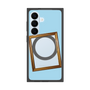 プレミアムスクエアケース with SnapMag［ Photo Frame - Light Blue ］