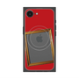 プレミアムスクエアケース with SnapMag［ Photo Frame - Red ］