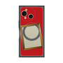 プレミアムスクエアケース with SnapMag［ Photo Frame - Red ］