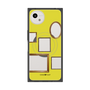 プレミアムスクエアケース with SnapMag［ Photo Frames - Yellow ］