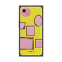 プレミアムスクエアケース with SnapMag［ Photo Frames - Yellow ］