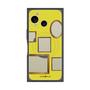 プレミアムスクエアケース with SnapMag［ Photo Frames - Yellow ］