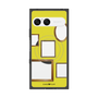プレミアムスクエアケース with SnapMag［ Photo Frames - Yellow ］