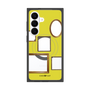 プレミアムスクエアケース with SnapMag［ Photo Frames - Yellow ］