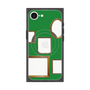 プレミアムスクエアケース with SnapMag［ Photo Frames - Green ］