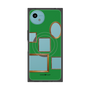 プレミアムスクエアケース with SnapMag［ Photo Frames - Green ］