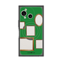プレミアムスクエアケース with SnapMag［ Photo Frames - Green ］