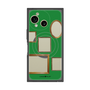 プレミアムスクエアケース with SnapMag［ Photo Frames - Green ］