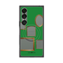 プレミアムスクエアケース with SnapMag［ Photo Frames - Green ］