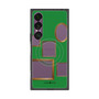 プレミアムスクエアケース with SnapMag［ Photo Frames - Green ］