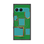 プレミアムスクエアケース with SnapMag［ Photo Frames - Green ］