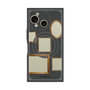 プレミアムスクエアケース with SnapMag［ Photo Frames - Gray ］