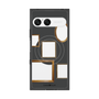 プレミアムスクエアケース with SnapMag［ Photo Frames - Gray ］