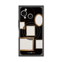 プレミアムスクエアケース with SnapMag［ Photo Frames - Black ］