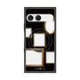 プレミアムスクエアケース with SnapMag［ Photo Frames - Black ］