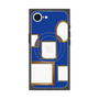 プレミアムスクエアケース with SnapMag［ Photo Frames - Blue ］
