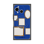プレミアムスクエアケース with SnapMag［ Photo Frames - Blue ］